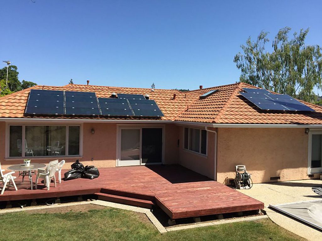 metro roman tile with solar roof system installation